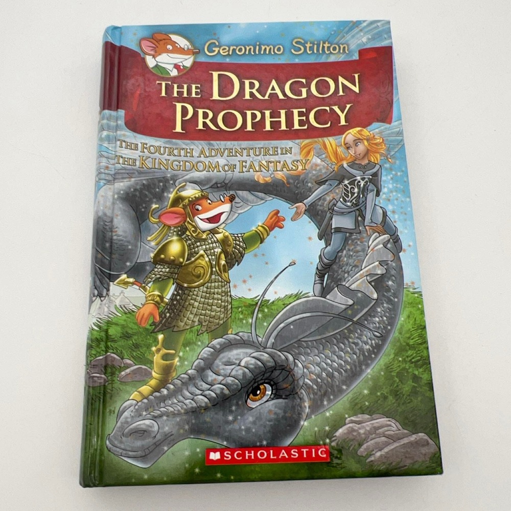 Geronimo‎ Stilton The Dragon Prophecy Kingdom of Fantasy 4 Scholastic Hardcover